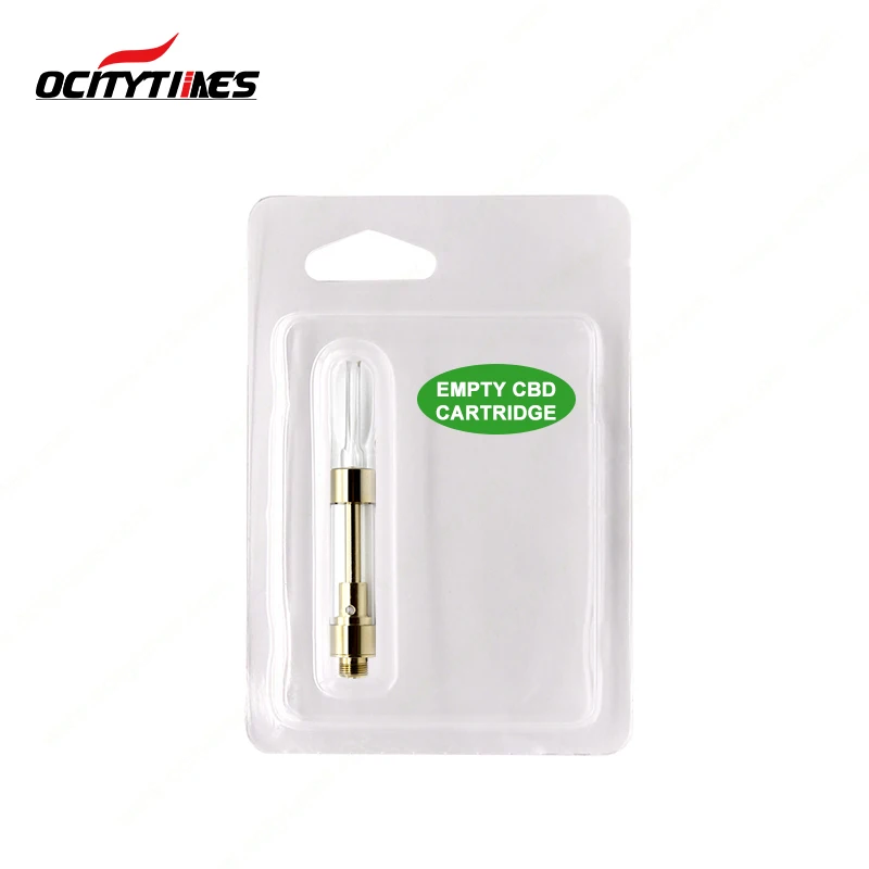 US 1ml empty 510 Thread Vape Cartridge Ceramic Cbd tank Cartridge Plastic cartridge