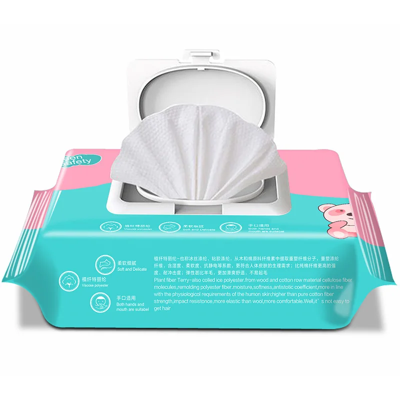 OEM China Manufacturer Baby Wipe Cotton Wet Wipes New Water Dispenser Biodegradable Baby Pamper Wipes