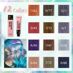 private label best selling hair color dye permanent organic hair colour cream for professional salon