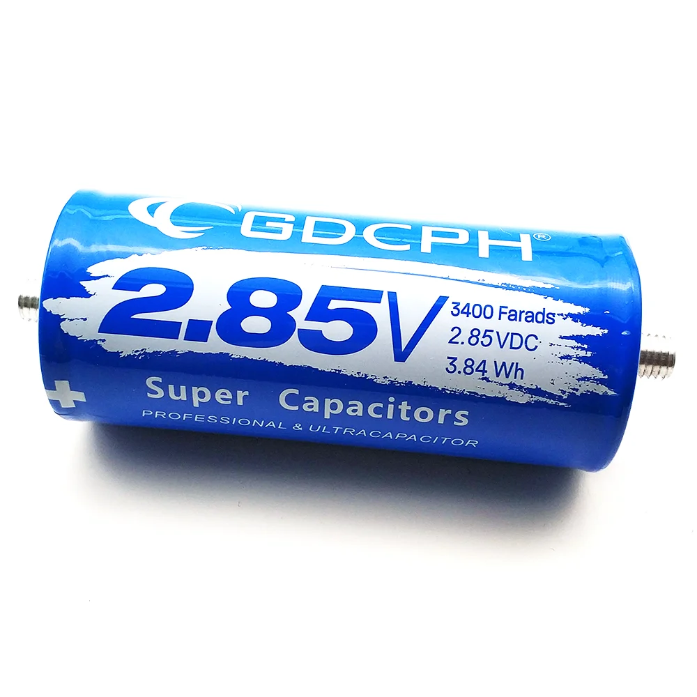 Super Capacitors GDCPH Ultracapacitor 2.85V3400F Charger Capacitor Low ESR High Frequency High Current SuperCapacitor