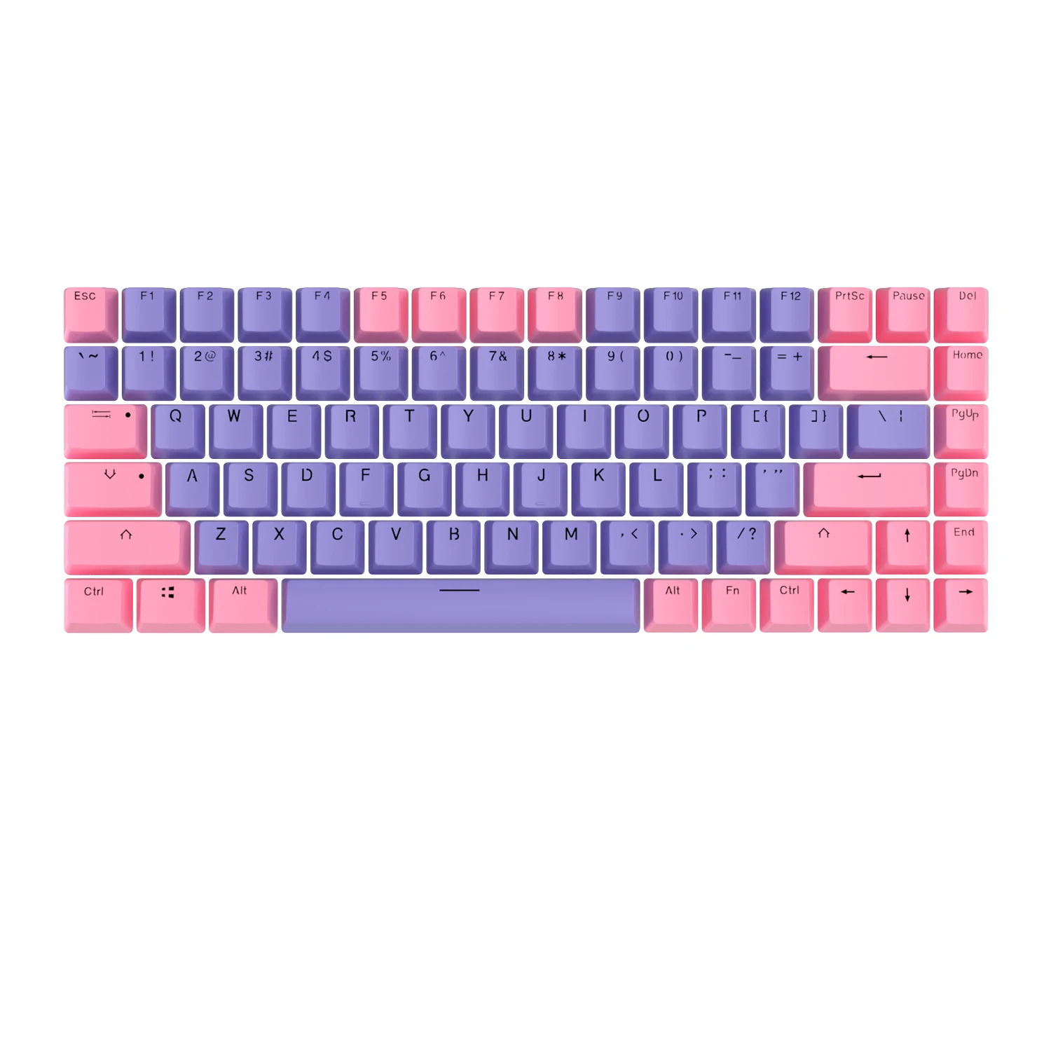 Клавиши Royal Kludge RK RK61 под давлением для игры в пастельные Dual shot 60% с заказными клавишами pbt и подсветкой