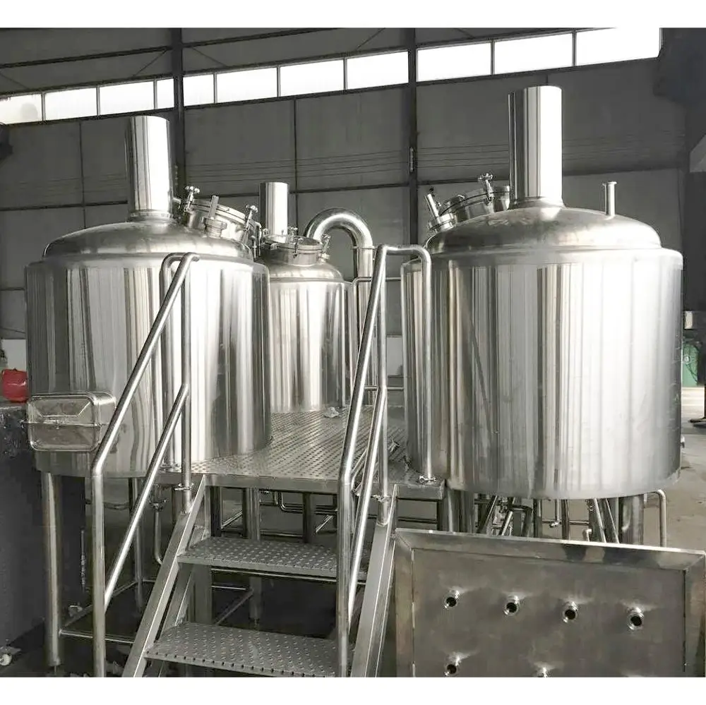 5Bbl Steam Pilsener Nano Brewery Beer Equipment Machine Factory Storage Tank Stainless Conical Beer Fermenter Case