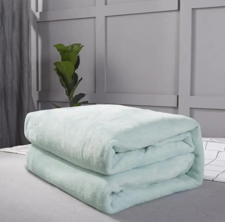 trending products 2023 new arrivals Luxury Super Warm High Quality polar fleece Blanket for Couch Airplane and Hotel Bed