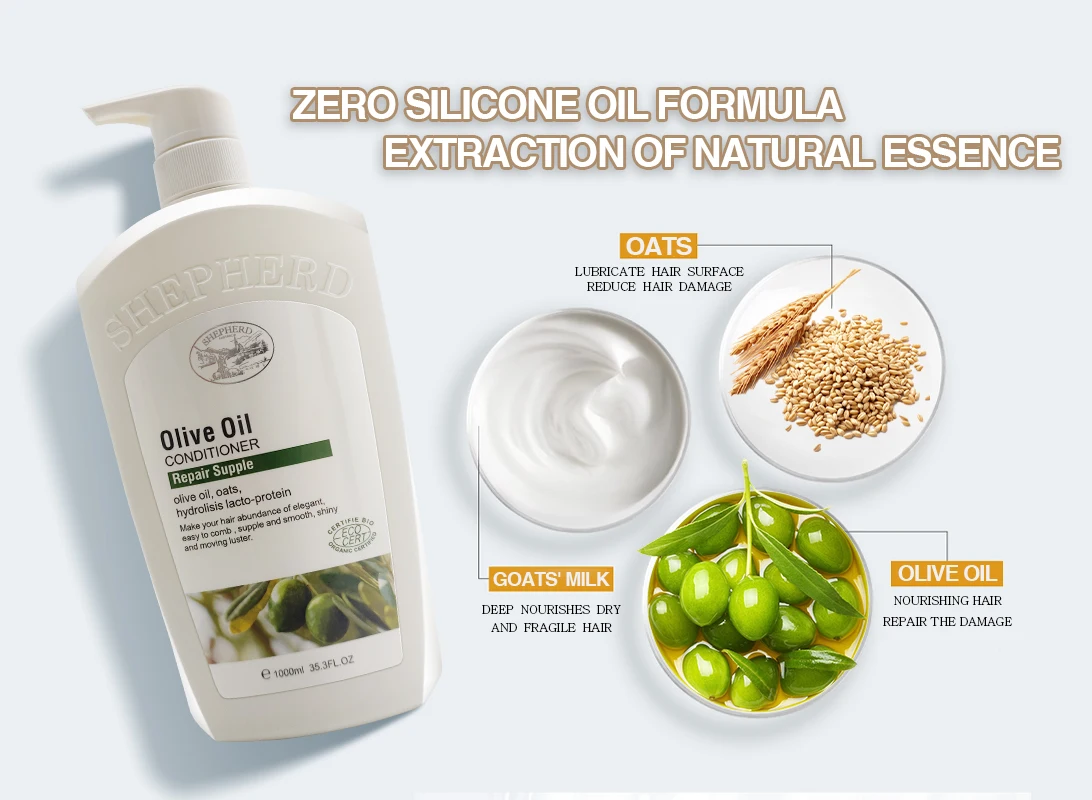 custom logo private label OEM wholesales big size 1000ml luxury goat milk  hair lotion  fruit hair conditioner