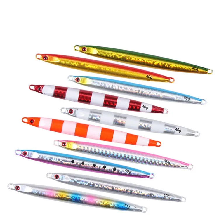 Прямая продажа от производителя металлическая джиг-приманка с медленным шагом 20 г 30 40 60 80 100