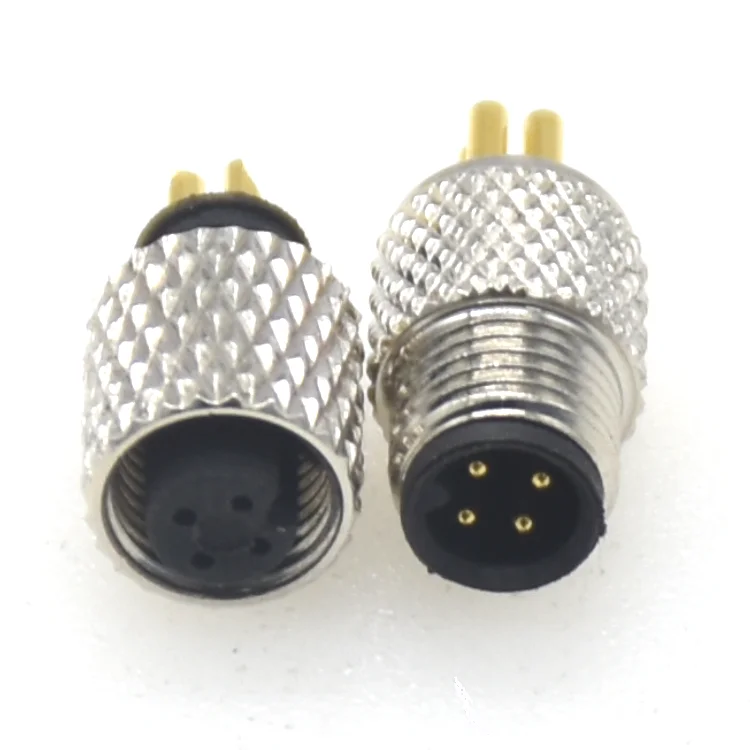 High cost performance Industrial automation 4 pin male and female M5 waterproof moldable plug circular connector