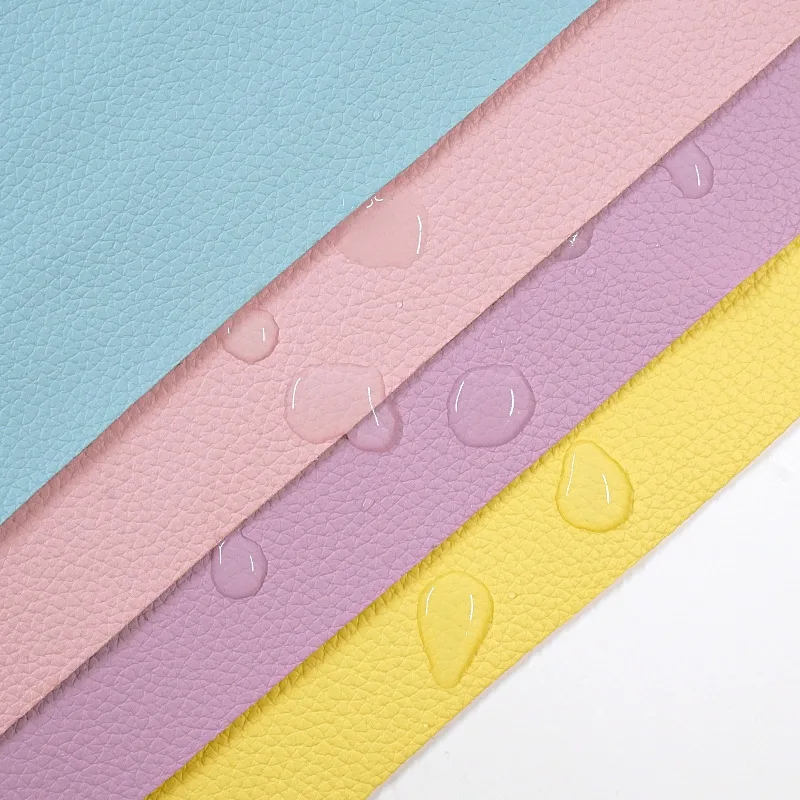Thick 1mm Raw Material Artificial Rexine Synthetic Leather Shoe Materials PVC Fabric Leather for Shoes to Make Shoes Bags