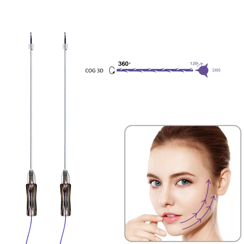 Hilos Tensores PCL PLLA Wires Remove Eye Bag Wrinkle Crows Face Lifting Fish Bone Molding Pdo Cog Threads Lifting