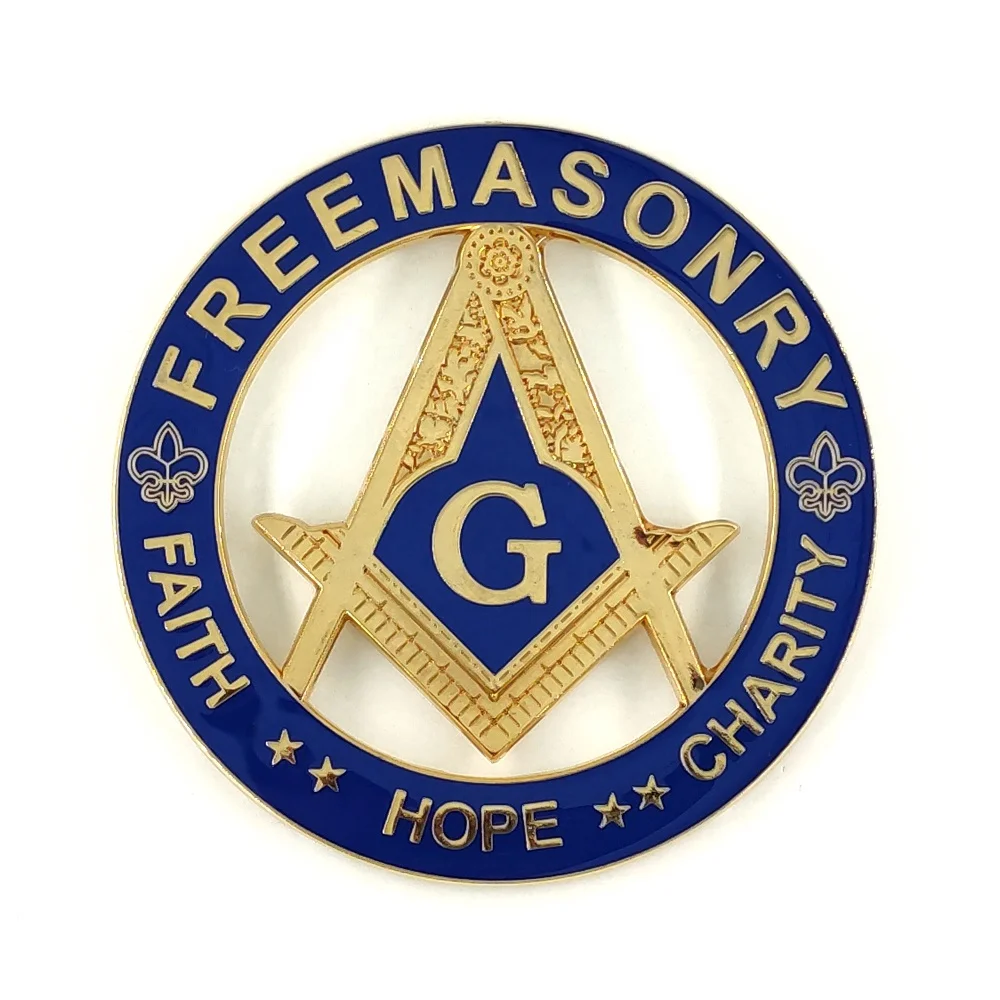 Металлический автомобильный значок с логотипом masonic Эмблема для автомобиля грузовика