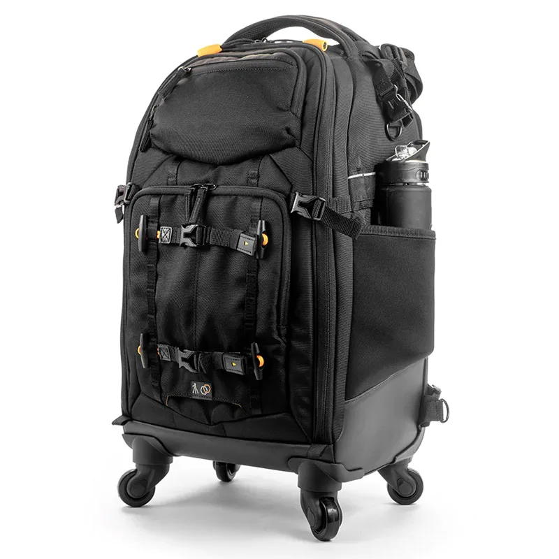 larger camera roller bag 4 wheeled backpack camera bag photography trolley case