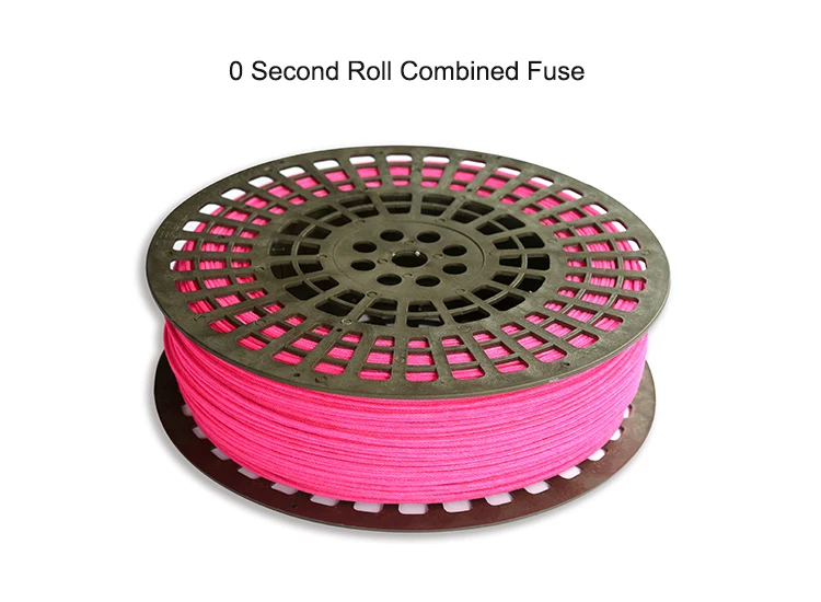 Professional fire cracker fire works combined roll fuse rope