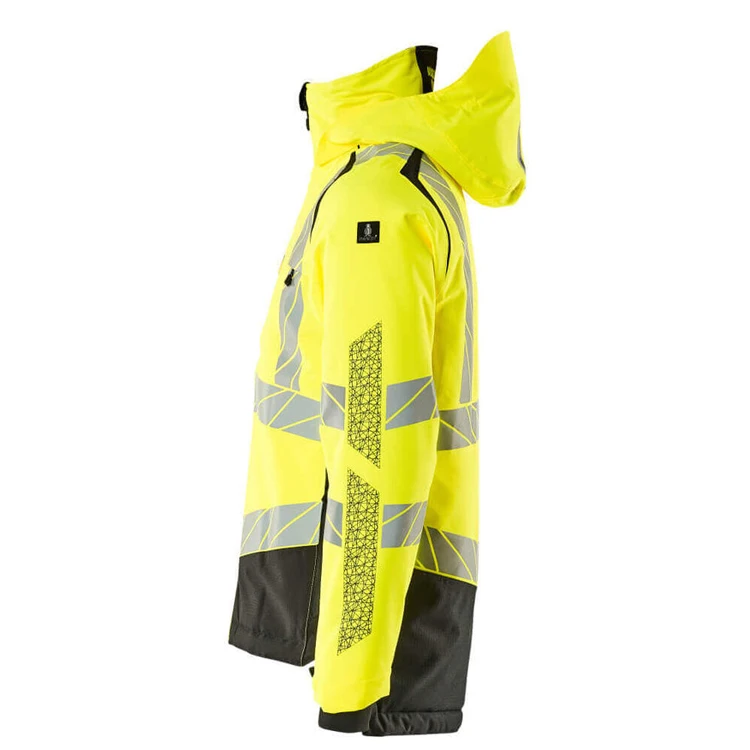 OEM and ODM 3M Reflective Rain Coat Factory Customized Waterproof Polyester Work Jacket Raincoat