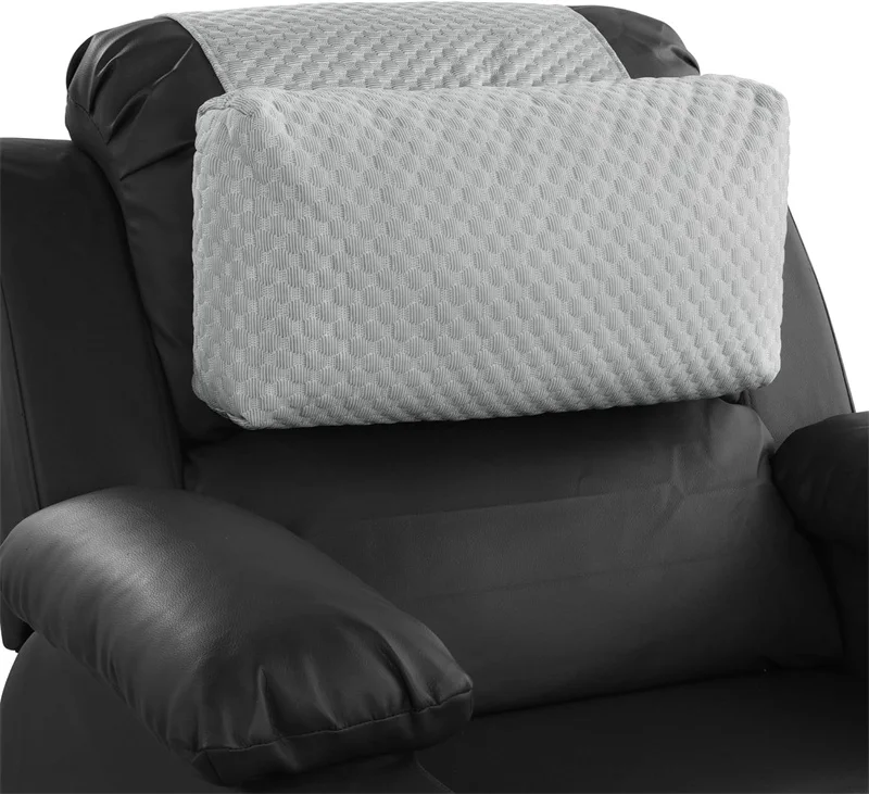 Head and Back Relaxation Recliner Pillow with Adjustable Headrest Non-Slip Bottom for Recliners and Sofa Chair