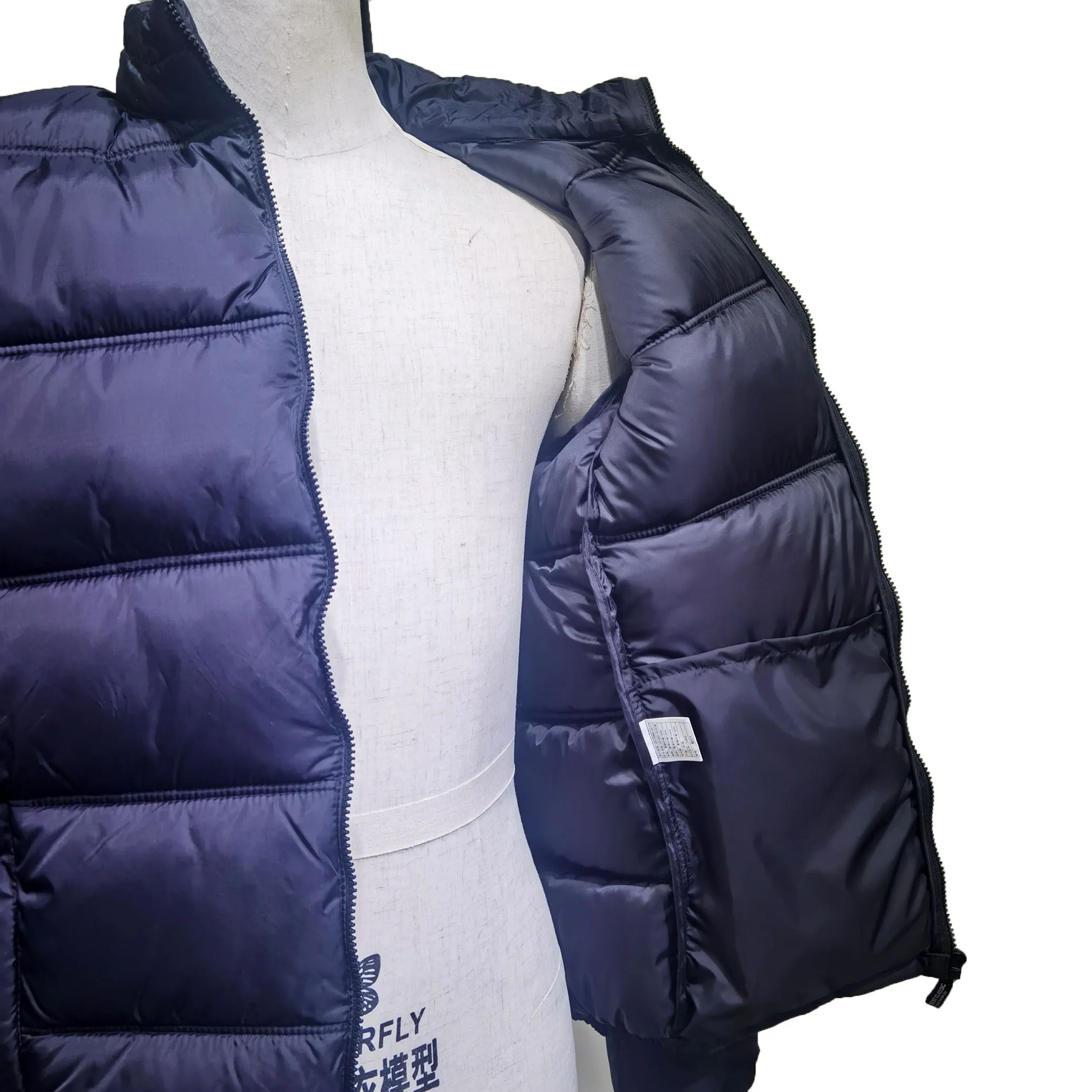 Wholesale Lightweight Warmly Black Winter Puffer Jackets Coat for Men with cheap price