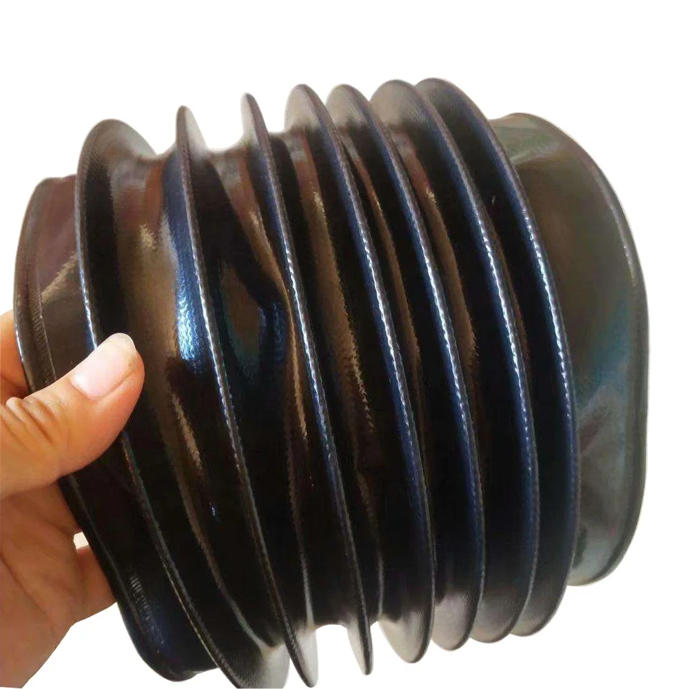CNC machine protection cylinder dust cover shaft bellow hydraulic cylinder bellows