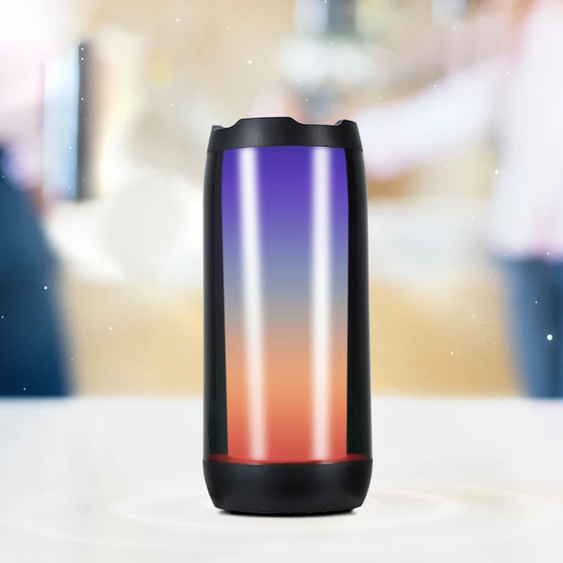 2022 Factory Price Blue tooth Speaker Colorful LED BT Wireless Portable RGB TWS Speakers Soundbar Sound  3D Surround OEM