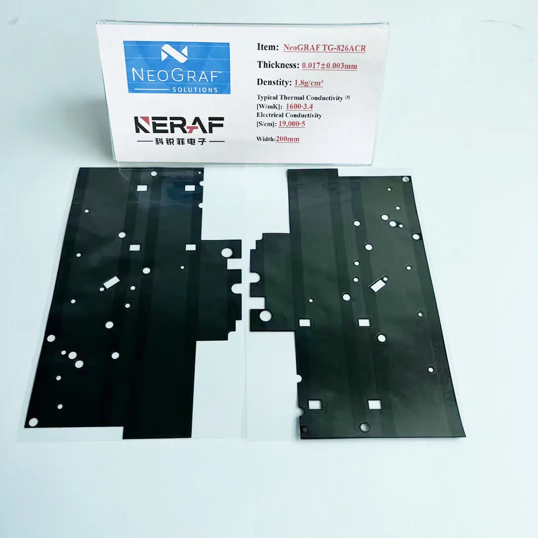 NeoGRAF eGRAF TG-826ACR Synthetic Graphite Sheet  Flexible Graphite Heat Spreader Die-cutting Solutions For Smart Phone