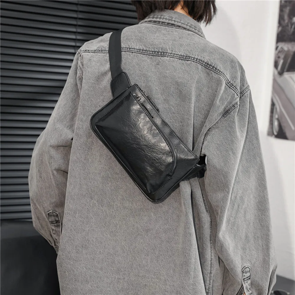 Custom mobile phone purse man messenger bags high quality crossbody sling bag chest bags for men