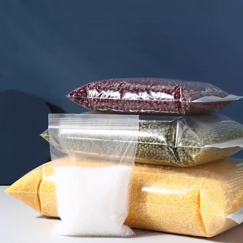 Silk Printing Pe ziplock Plastic Bags With Slider With Frosted Or Glossy Side