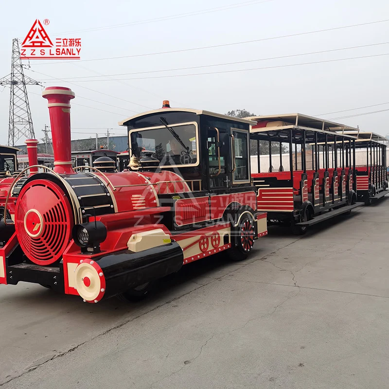 Affordable Customized 42 Seats Diesel Electric Trackless Train For Sale