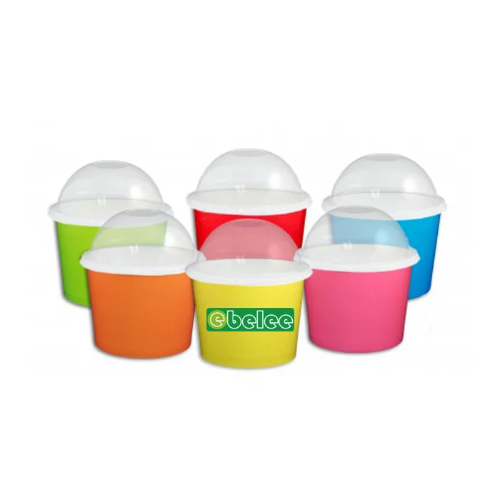 Paper Ice Cream Tubs 8oz / 230ml Ice Cream Cups, Ice Cream Bowls