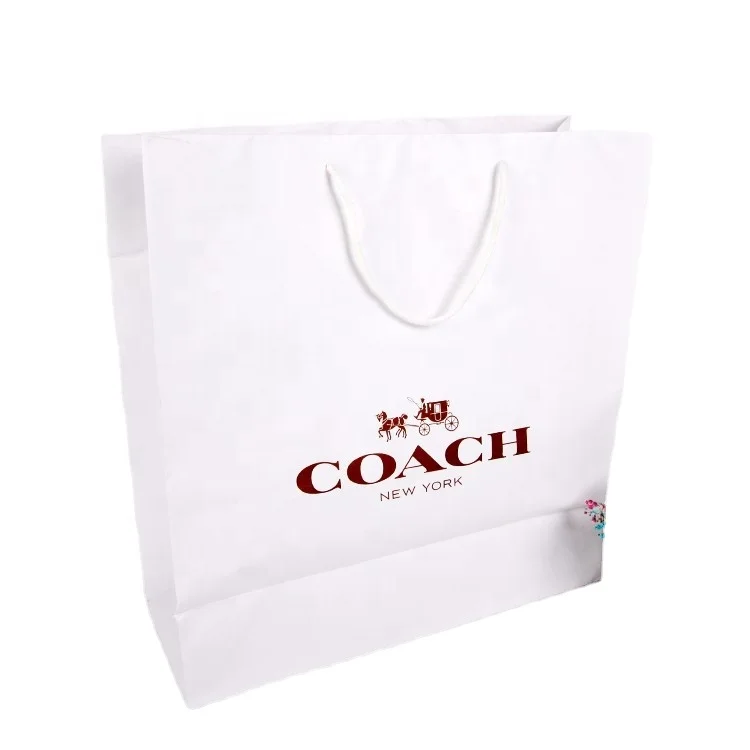 Пользовательский логотип, перерабатываемая ручная упаковка, пакет из крафт-бумаги, сумка для покупок с ручкой