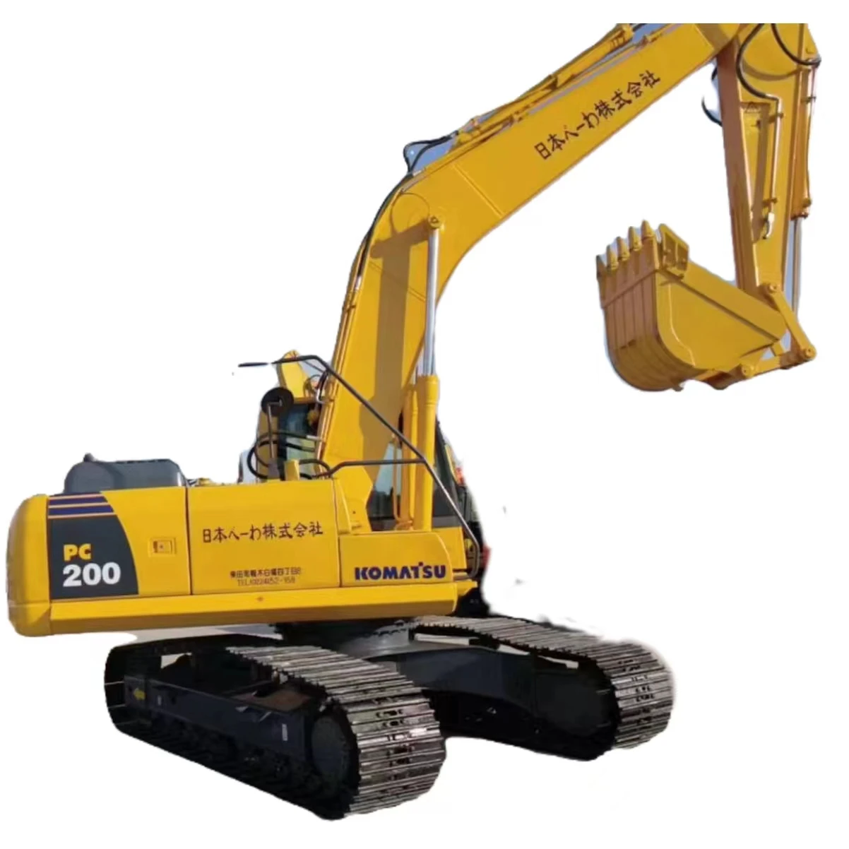 Оригинальный японский сверхмощный 20 т 20-тонный экскаватор PC200-8 PC220 Komatsu 200-8 б/у гусеничный