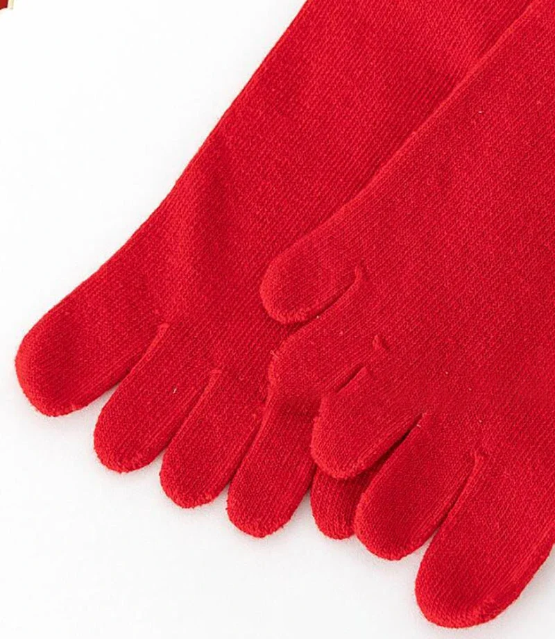 Best Quality Socks Knit Lightweight Cozy Soft Elastic Breathable cotton Custom Men five finger socks