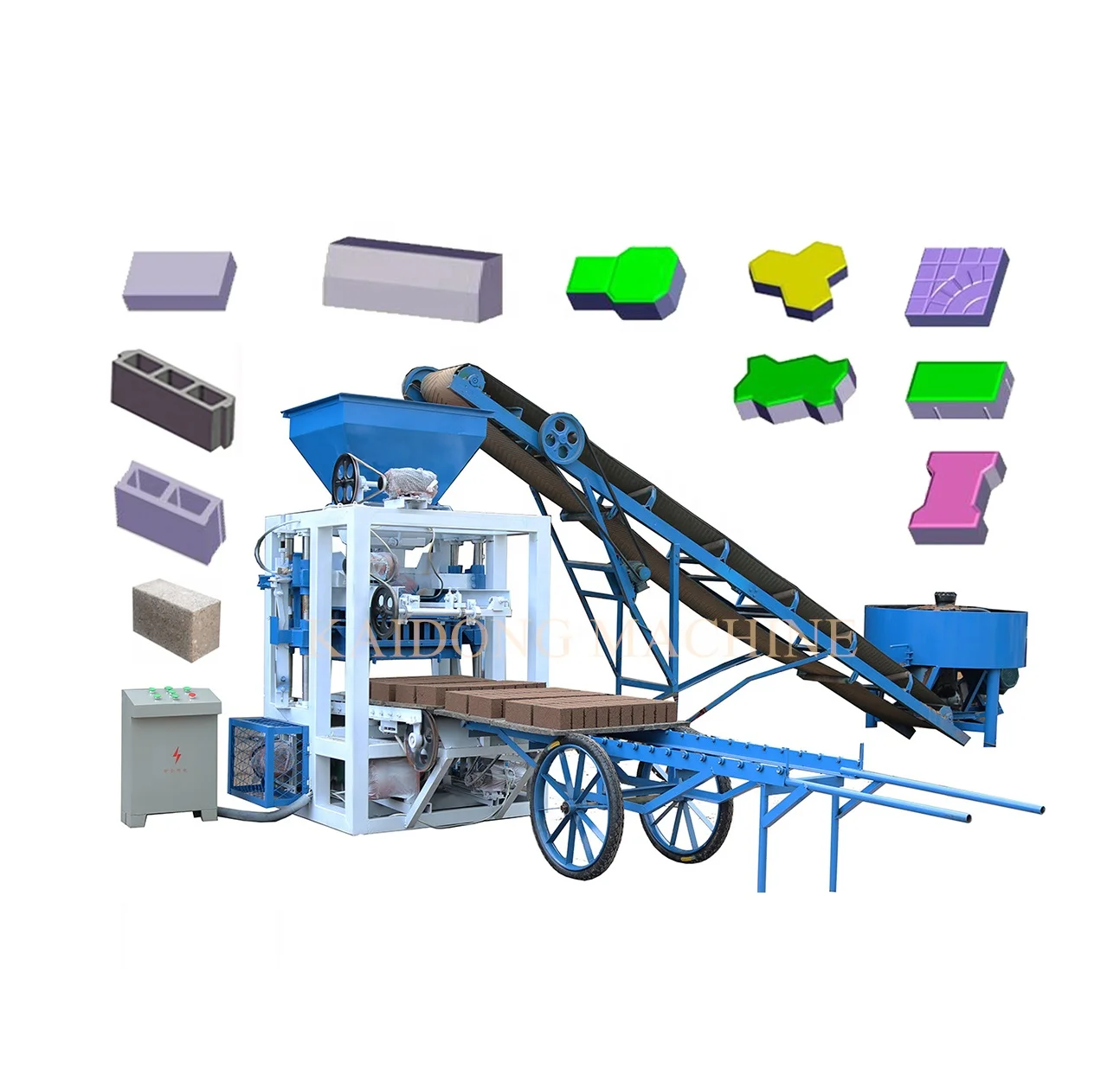 Machinery Paver Concrete Mixer Machine Price Automatic Paver Block Machine Concrete Mixer For Sale