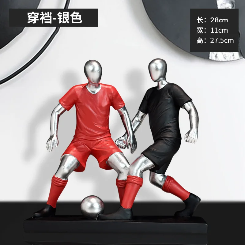 Customized mascot for athlete figure statues at the 2024 Paris Games in France bobblehead resin gifts resin Trophy footballer