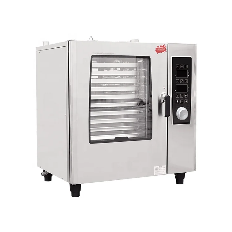 Commercial Kitchen Equipment Baking Ovens electric control with water boiler Industry Combi Electric Oven for bakery Oven