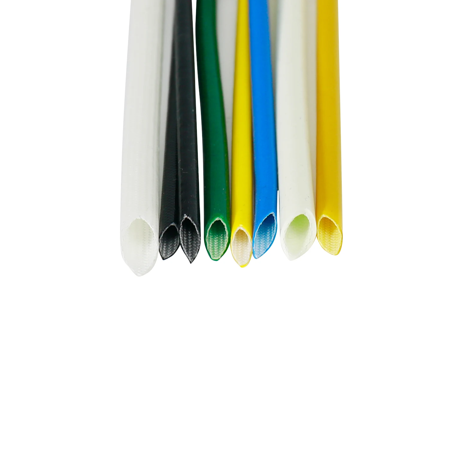 Sunbow 4KV Flame Retardant UL vw-1 Electric Motor Winding Glass Fiber Silicone Fiberglass Braided Sleeve