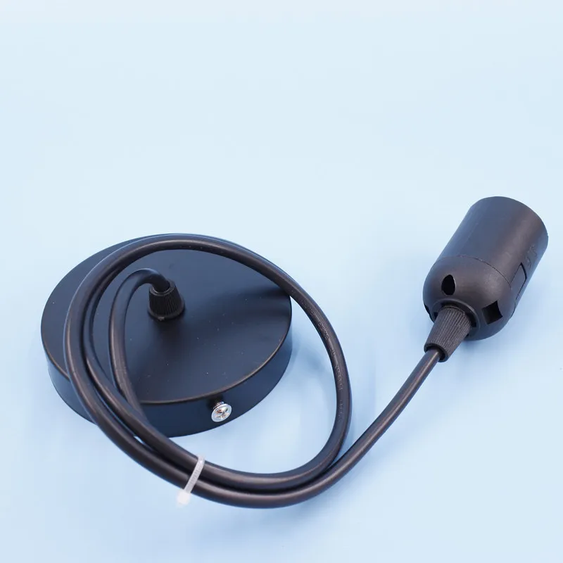 10CM Lamp Holder + E27 Light Body Lamp Holder Lamp Bases With Switch Wire for Pendant LED Bulb Hanglamp Socket Holder