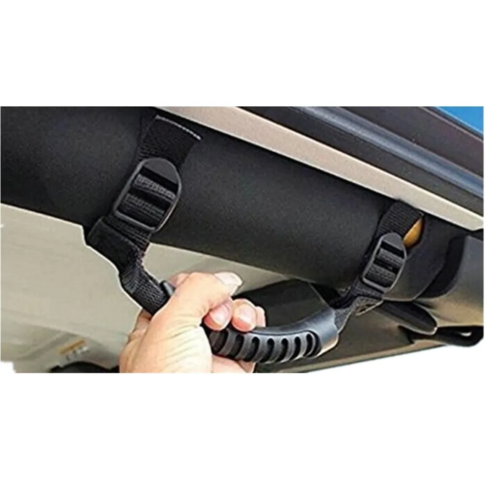 Factory price PVC Strap handle Plastic Luggage Handle Grip Rubber Molded Tool With Strap For Backpack suitcase car seat back