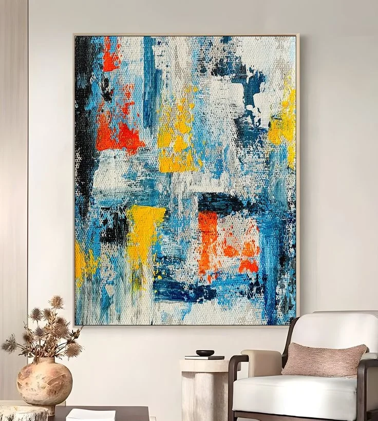 Custom Abstract Canvas Painting On Canvas Modern Oil Painting Canvas Print Large Wall Art for Home Decor