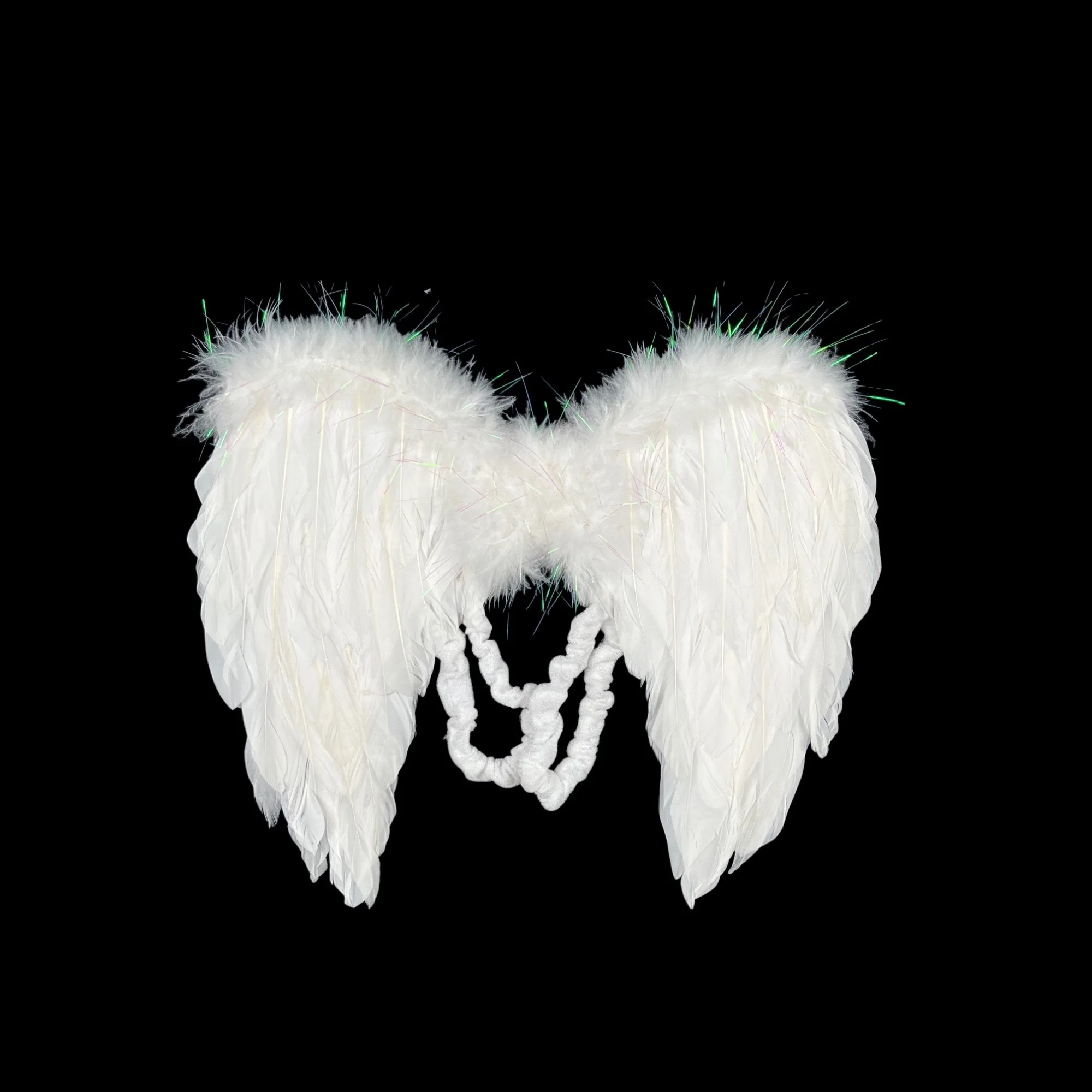 Factory Customization Angel Wings and Halo Headband Set for Parades Costume Party Show Holy and Pure Feather Halo Wings Set