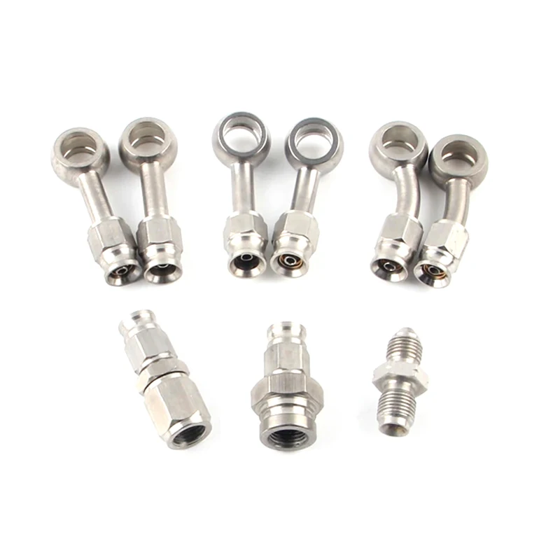 Custom manufacture hydraulic banjo brake hose end fitting