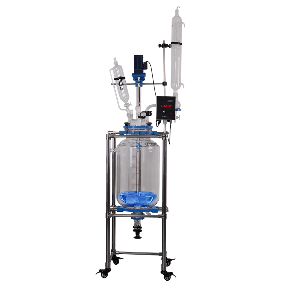 20L 50L Extraction Chemical Jacketed Glass Reactor