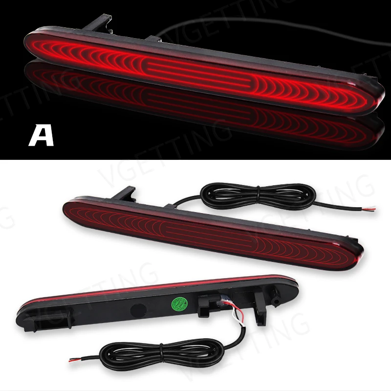 LED Rear Bumper Reflector For Honda Accord Odyssey CR-V Acura TSX Element Turn Signal Warning Lights Car Parts Fog Brake Lamp