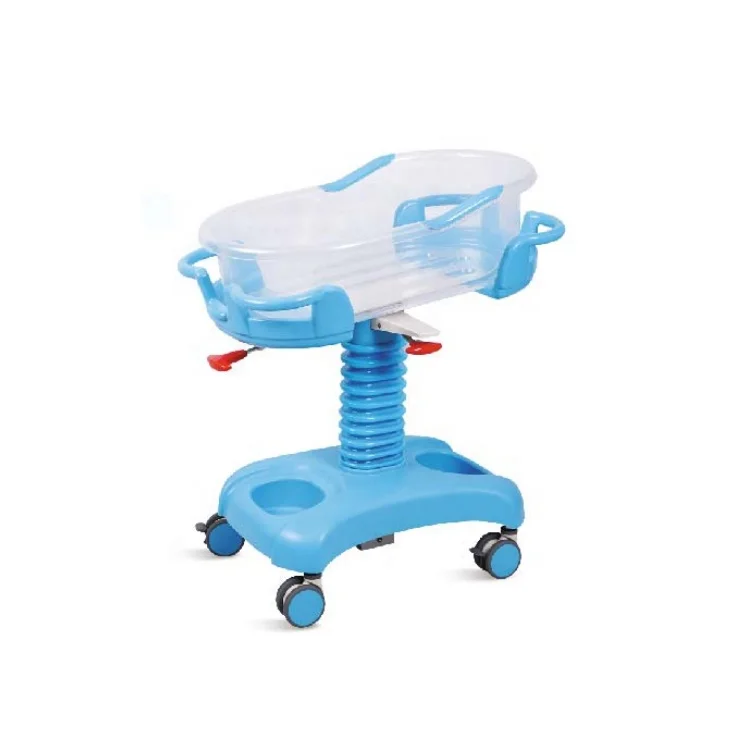 Top Sell Luxurious ABS Medical  Mobile New-born Infant Pediatric Children  Infant Baby Bed with Mattress