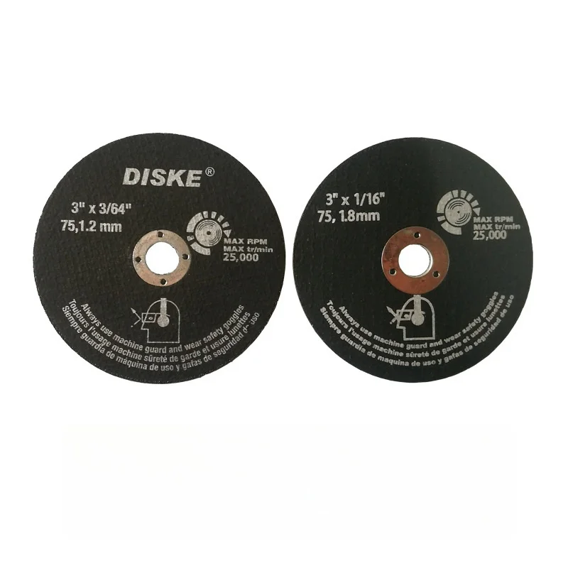 Wholesale China 3 Inch Cut Wheel Abrasive Iron Resin Stainless Steel Metal Cutting Disc