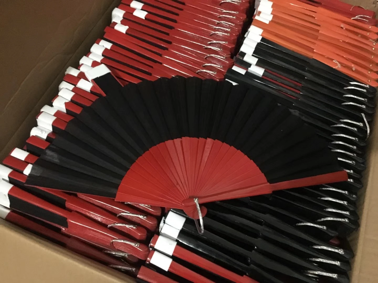 23cm Spanish folding fan and Rave wood folding hand fan for decorations