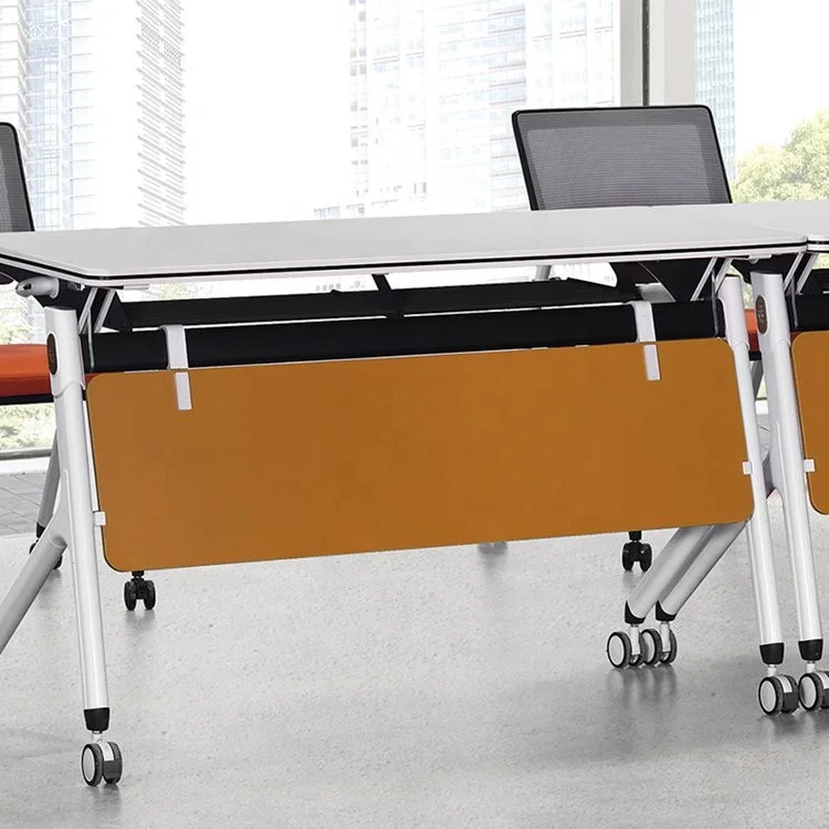 Modern Office Business Training Table MFC Folding Table for Office Space Writing Table