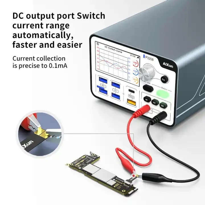 Aixun P3208 Regulated Power Supply Type-aA/type-c Fast Charging Output,Supporting PD/QC Fast Charging Protocol