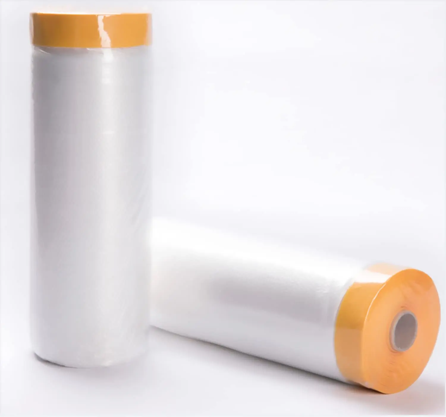 Furniture Protective Indoor Paint Tape Outdoor Use Painting Covering Masking Transparent Pre-taped Anti PE Shrink Film