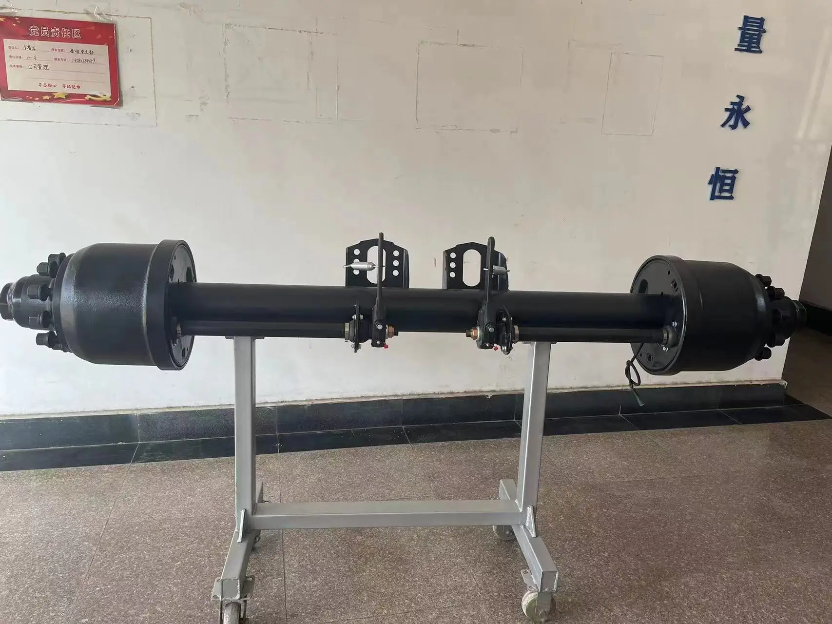 LUEN 2024 German Type round Axle Beam Custom Made New Axle for Low Bed Semi Trailer Parts Condition Used