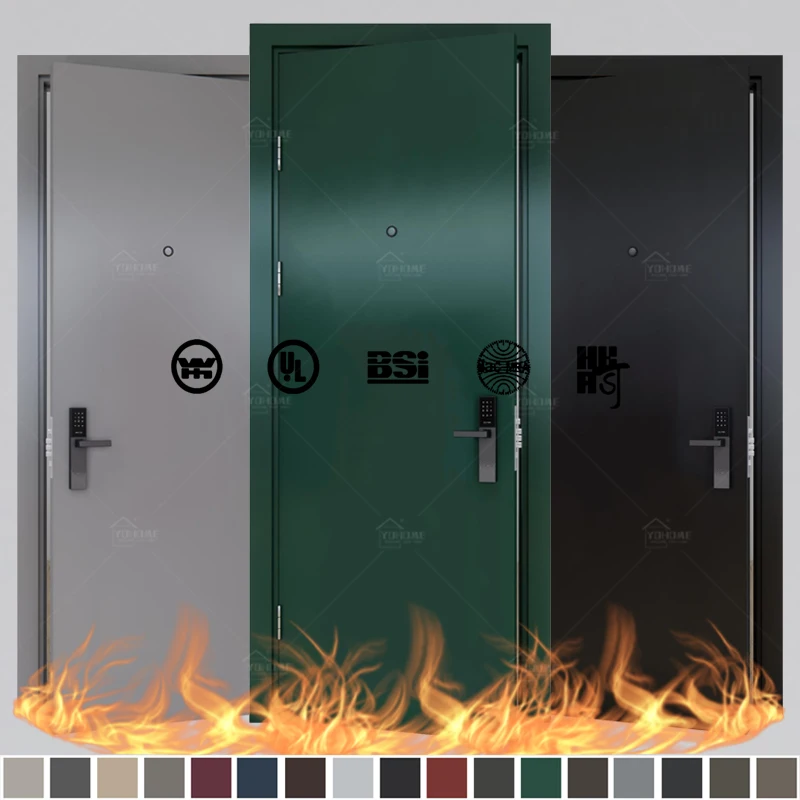 China Top Manufacturer Custom Fire Rated Doors for Class Room Firewood Doors for School Interior Fire Door With Frame