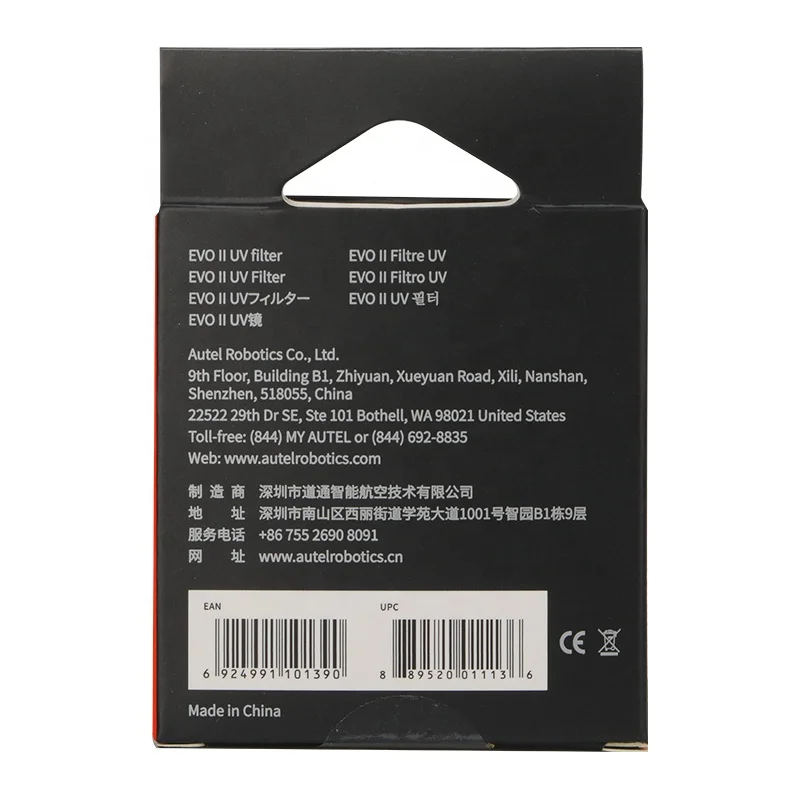 Autel Camera Lens Filter Autel Robotics Drone Accessories Uv Filter For Evo 2 6k 8k Drone Replacement Camera Lens Filter