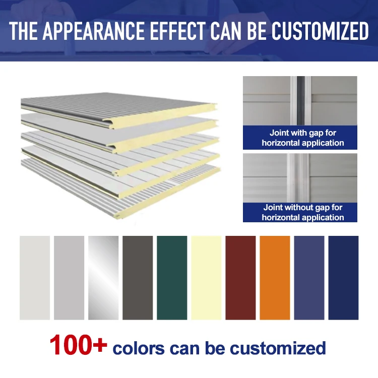 SH Home Price Insulated Roof PU Polyurethane Used Sandwich Panel Wall Panels For Sale