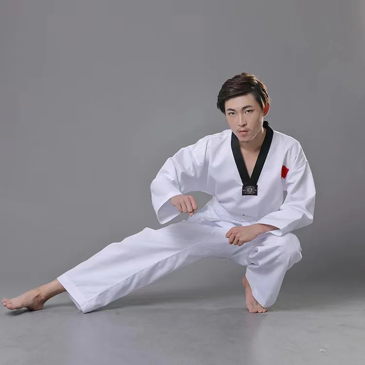 Low Price Multi-Colored Polyester / Cotton Taekwondo Uniform Suits for
